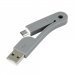 4SMARTMICROUSBGRIS - Câble de recharge et de synchronisation micro-USB coloris gris