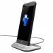BASEUS-VOLCANOGRIS - Dock socle charge élégant pour iPhone lightning coloris gris