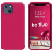 BEFLUOIP13RASPBERR - Coque souple Be Fluo coloris Framboise pour iPhone 13