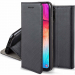 BOOKX-A71NOIR - Etui Galaxy A71 rabat latéral fonction stand coloris noir