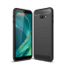 CARBOBRUSH-J4PLUS2018 - Coque Galaxy J4 Plus 2018 antichoc coloris noir aspect carbone