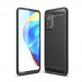 CARBOBRUSH-MI10T - Coque Xiaomi Mi-10T antichoc coloris noir aspect carbone