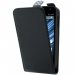 CARBOS504NOIR - Etui Carbone noir à rabat pour Logicom S504