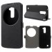 CIRCLEVIEWLGK10NOIR - Etui rabat latéral noir avec fenêtre de visualisation pour LG K10