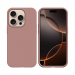 COV-IP16PMAXROSE - Coque en silicone iPhone 16 Pro Max souple flexible et enveloppante coloris rose