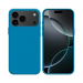 COV-IP17PMAXBLEU - Coque en silicone iPhone 17 Pro Max souple flexible et enveloppante coloris Bleu ciel