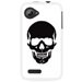 COVCINKSLIMBLANCTDM - Coque Blanche Cink Slim Impression Tête de mort sur fond blanc
