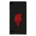 CPRN1ASCENDP6DARKROUGE - Coque rigide pour Huawei Ascend P6 avec impression Motifs Dark rouge