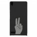 CPRN1ASCENDP6MAINPEACE - Coque rigide pour Huawei Ascend P6 avec impression Motifs main Peace and Love