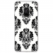 CRYSGALAXYS9BAROQUE1 - Coque rigide transparente pour Samsung Galaxy S9 avec impression Motifs style baroque 1