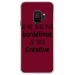CRYSGALAXYS9BORDELIQUEBORDEA - Coque rigide transparente pour Samsung Galaxy S9 avec Motifs bordeaux Je ne suis pas bordélique