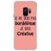 CRYSGALAXYS9BORDELIQUEROSE - Coque rigide transparente pour Samsung Galaxy S9 avec impression Motifs Je ne suis pas bordélique r