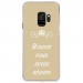 CRYSGALAXYS9BOUDERTAUPE - Coque rigide transparente pour Samsung Galaxy S9 avec impression Motifs Bouder pour mieux Régner ta