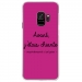 CRYSGALAXYS9CHIANTEFUSHIA - Coque rigide transparente pour Samsung Galaxy S9 avec impression Motifs Avant, j'étais chiante fush