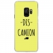 CRYSGALAXYS9DISCAMIONJAUNE - Coque rigide transparente pour Samsung Galaxy S9 avec impression Motifs Dis Camion jaune