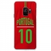 CRYSGALAXYS9MAILLOTPORTUGAL - Coque rigide transparente pour Samsung Galaxy S9 avec impression Motifs Maillot de Football Portugal