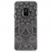 CRYSGALAXYS9MANDALANOIR - Coque rigide transparente pour Samsung Galaxy S9 avec impression Motifs Mandala noir