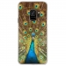 CRYSGALAXYS9PAON - Coque rigide transparente pour Samsung Galaxy S9 avec impression Motifs paon qui fait la roue