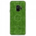 CRYSGALAXYS9TERRAINFOOT - Coque rigide transparente pour Samsung Galaxy S9 avec impression Motifs terrain de football