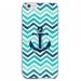 CRYSIP6PLUSANCRE - Coque rigide pour Apple iPhone 6 Plus avec impression Motifs ancre