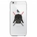 CRYSIP6PLUSDARKVA - Coque rigide pour Apple iPhone 6 Plus avec impression Motifs Dark et sabres lasers