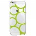 CRYSIP6PLUSRONDSVERTS - Coque rigide pour Apple iPhone 6 Plus avec impression Motifs ronds verts