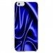 CRYSIP6PLUSSOIEBLEU - Coque rigide pour Apple iPhone 6 Plus avec impression Motifs soie drapée bleu