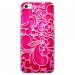 CRYSIPHONE5CARABESQUEFUSHIA - Coque rigide transparente pour Apple iPhone 5C avec impression Motifs arabesque fushia