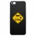 CRYSIPHONE5CBABYBOARD - Coque rigide transparente pour Apple iPhone 5C avec impression Motifs Baby On Board