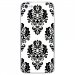 CRYSIPHONE5CBAROQUE1 - Coque rigide transparente pour Apple iPhone 5C avec impression Motifs style baroque 1