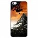 CRYSIPHONE5CCLIMB1 - Coque rigide transparente pour Apple iPhone 5C avec impression Motifs escalade 1