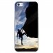 CRYSIPHONE5CCLIMB2 - Coque rigide transparente pour Apple iPhone 5C avec impression Motifs escalade 2
