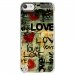 CRYSTOUCH5LOVEVINTAGE - Coque rigide transparente pour Apple iPod Touch 5 avec impression Motifs Love Vintage