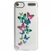 CRYSTOUCH5PAPILLONS - Coque rigide transparente pour Apple iPod Touch 5 avec impression Motifs papillons colorés