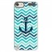 CRYSTOUCH6ANCRE - Coque rigide transparente pour Apple iPod Touch 6G avec impression Motifs ancre