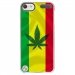 CRYSTOUCH6RASTA - Coque rigide transparente pour Apple iPod Touch 6G avec impression Motifs rasta