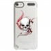 CRYSTOUCH6SKULLTRIBAL - Coque rigide transparente pour Apple iPod Touch 6G avec impression Motifs tête de mort sur fond tri