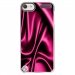 CRYSTOUCH6SOIEROSE - Coque rigide transparente pour Apple iPod Touch 6G avec impression Motifs soie drapée rose