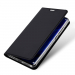 DUX-FOLIOP40PRO - Etui Huawei P40 Pro noir fin avec rabat latéral aimant invisible et coque souple