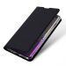 DUX-FOLIOS20ULTRANOIR - Etui Galaxy S20 Ultra noir fin avec rabat latéral aimant invisible et coque souple