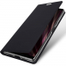 DUX-FOLIOXPERIA10PLUS - Etui Xperia-10+  noir fin avec rabat latéral aimant invisible et coque souple