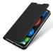 DUX-POCOF2PRO - Etui Poco F2-Pro noir fin avec rabat latéral aimant invisible et coque souple