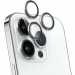 FORCEAPN-IP15PROSILV - Vitre protection appareil photo iPhone 15 Pro / 15 Pro Max en verre trempé contour silver