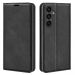 FPWALL-S25 - Etui folio Galaxy S25 rabat latéral noir avec logements cartes
