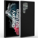 GEL-S22ULTRANOIR - Coque souple Galaxy-S22 Ultra en gel flexible et enveloppant noir mat