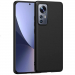 GEL-XIAOMI12PRONOIR - Coque souple Xiaomi 12 Pro en gel flexible enveloppant noir mat