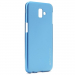 GOOSP-J6PLUSBLEU - Coque souple Galaxy J6+ gel TPU bleu iJelly de Goospery