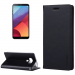 GOOSPERY-FLIPLGG6 - Etui LG G6 Goospery logements carte fonction stand coloris noir