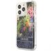 GUHCP13LLFLSB - Coque iPhone 13 Pro Guess série paillettes coloris bleu