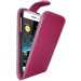 CARBFUSHIACINKSLIM - Etui Carbone fushia à rabat Wiko Cink slim